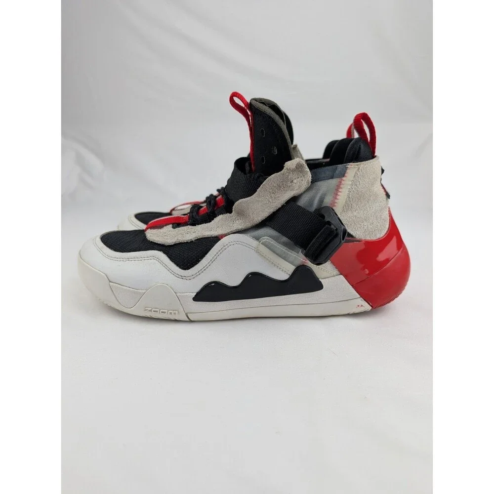 Men's 10 NIKE 2019 Jordan Defy SP Mid Top Sneaker White Red Black CJ7698-106